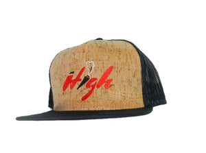 High/ cork/ black net snapback